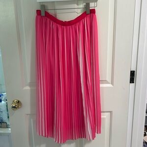 JCrew Pink Midi Skirt